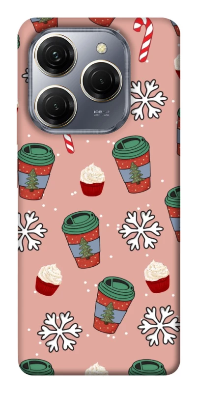 Чехол на TECNO Spark 20 Pro Новогодний v38 фото 1 из 1