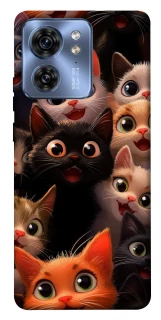 Чохол на Motorola Edge 40 happy cats фото 1 з 1