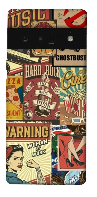 Чохол на Google Pixel 6 Pro Retro collage ver.2 фото 1 з 1