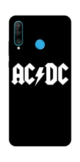 Чехол на Huawei P30 lite AC/DC logo фото 1 Чехол на Huawei P30 lite AC/DC logo фото 1 из 1