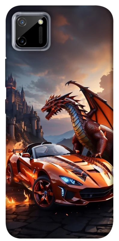 Чехол на Realme C11 Сar and dragon фото 1 из 1