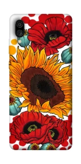 Чохол на ZTE Blade A5 (2020) Соняшники та маки фото 1 з 1