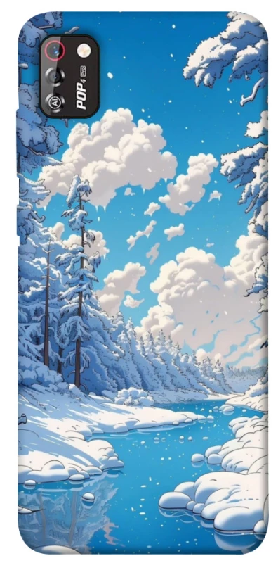 Чехол на TECNO POP 4 Pro Winter art фото 1 из 1