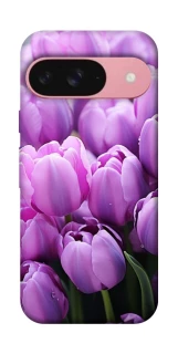 Чехол на Google Pixel 9 Фиолетовые тюльпаны фото 1 из 1