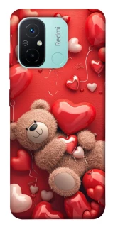 Чехол на Xiaomi Redmi 12C / Poco C55 bear in hearts фото 1 из 1