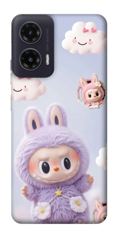 Чохол на Motorola Moto G35 Labubu & clouds фото 1 з 1