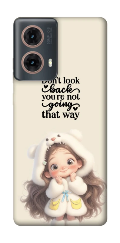 Чохол на Motorola Moto G85 Don't look back фото 1 з 1