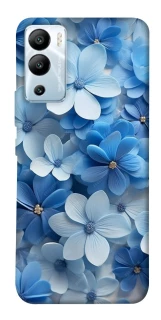 Чехол на Infinix Hot 12i Синие цветы фото 1 из 1