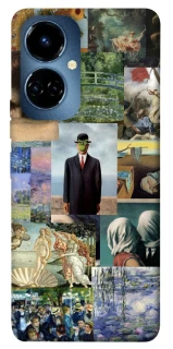 Чехол на TECNO Camon 19 Art collage ver.4 фото 1 из 1