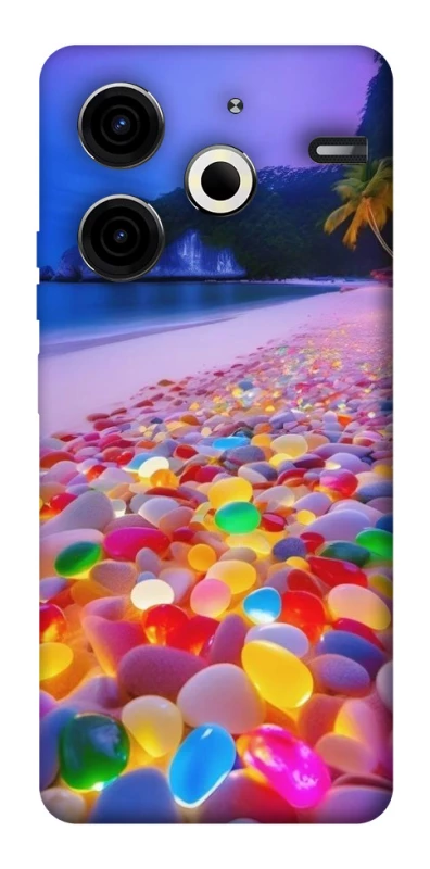 Чохол на TECNO Pova 6 Neo (LI6) Каміння світиться на березі фото 1 з 1