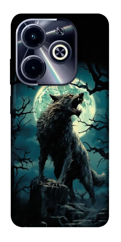 Чохол на Infinix Hot 40i Вовк під місяцем фото 1 з 1