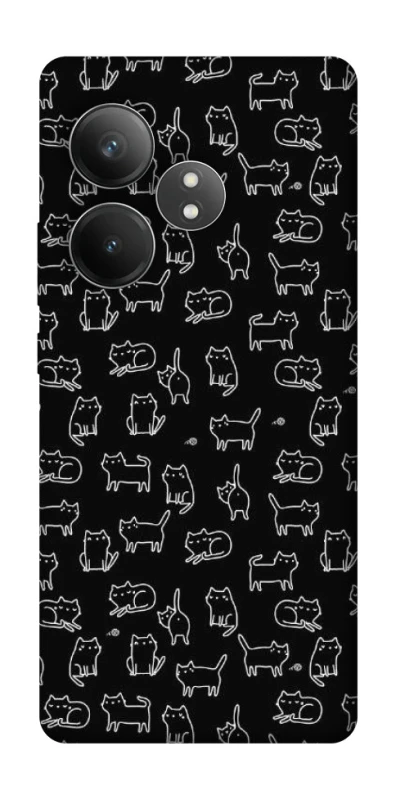 Чохол на Realme GT Neo 6 Black Cats фото 1 з 1