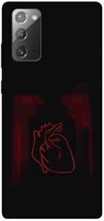 Чехол на Samsung Galaxy Note 20 Красное сердце фото 1 из 1