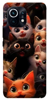 Чохол на Xiaomi Mi 11 happy cats фото 1 з 1