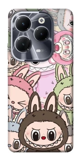 Чохол на Infinix Hot 40 All Labubu 3 фото 1 з 1