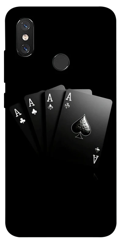 Чохол на Xiaomi Mi 8 Black Cards фото 1 з 1