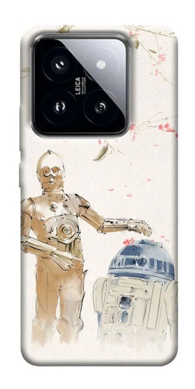 Чехол на Xiaomi 14 Pro Star Wars robots фото 1 из 1