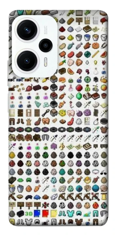 Чохол на Xiaomi Poco F5 / Note 12 Turbo Minecraft v2 фото 1 з 1