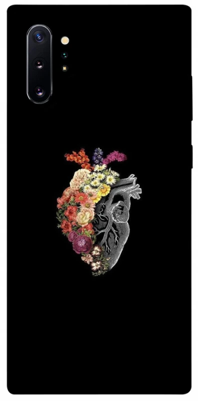 Чохол на Samsung Galaxy Note 10 Plus Heart with flowers фото 1 з 1