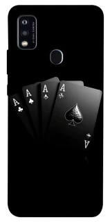 Чехол на ZTE Blade A51 Black Cards фото 1 из 1