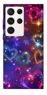 Чохол на Samsung Galaxy S23 Ultra Drawn hearts фото 1 з 1