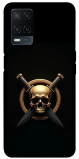 Чехол на Oppo A54 4G Golden Skull фото 1 из 1