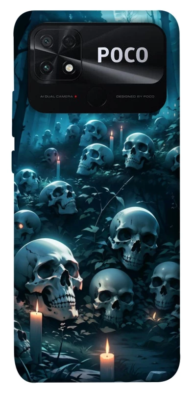 Чохол на Xiaomi Poco C40 Skulls v3 фото 1 з 1
