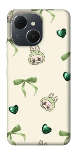Чохол на TECNO Spark 40C Labubu Green Heart фото 1 з 1