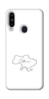 Чохол на ZTE Blade A7 (2020) Ukraine map фото 1 з 1