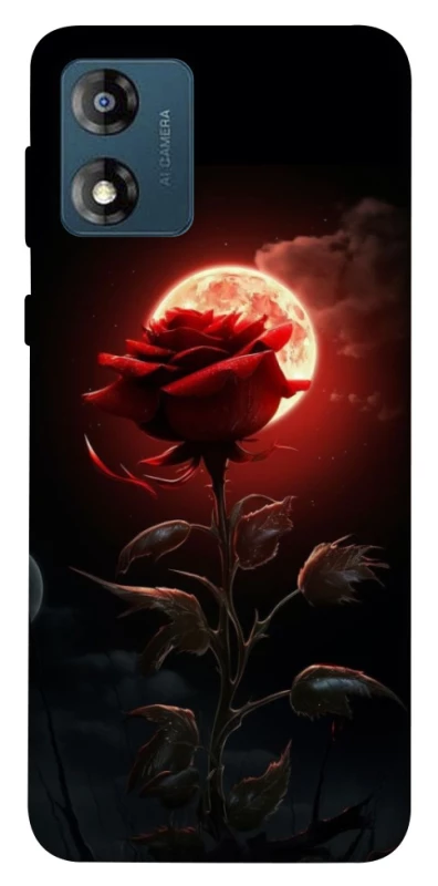 Чехол на Motorola Moto E13 Красная роза фото 1 из 1