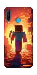 Чохол на Huawei P30 lite Minecraft adventure фото 1 з 1