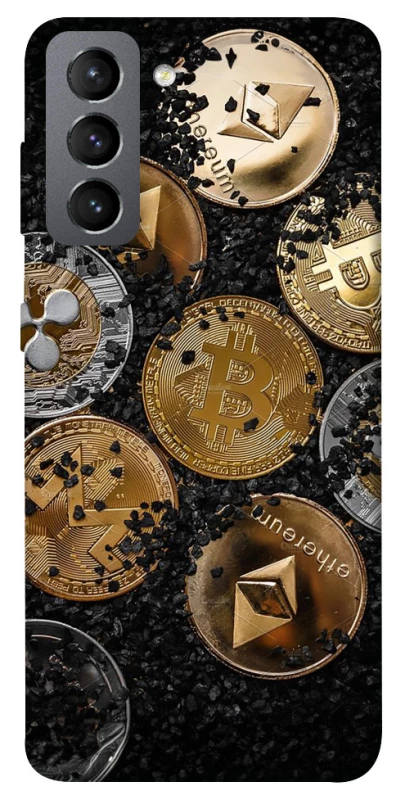 Чехол на Samsung Galaxy S21 FE Many coins v2 фото 1 из 1
