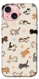 Чехол на Apple iPhone 15 (6.1") Cat style ver.2 фото 1 из 1