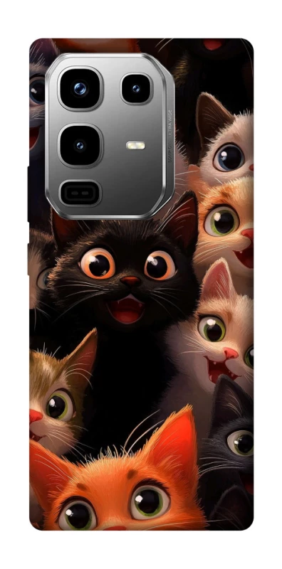 Чохол на Infinix Note 50 Pro happy cats фото 1 з 1