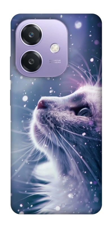 Чехол на Oppo A3X Snow cat фото 1 из 1