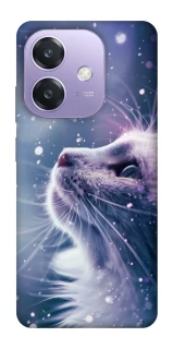 Чехол на Oppo A3X Snow cat фото 1 из 1