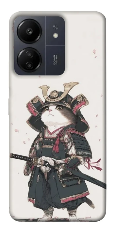 Чохол на Xiaomi Redmi 13C Samurai Cat Warrior фото 1 з 1
