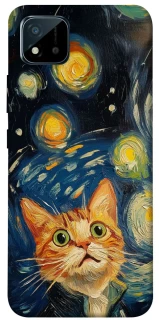 Чехол на Realme C20 paint cat фото 1 из 1