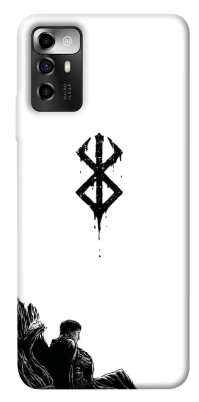 Чехол на ZTE Blade A72 berserk white фото 1 из 1