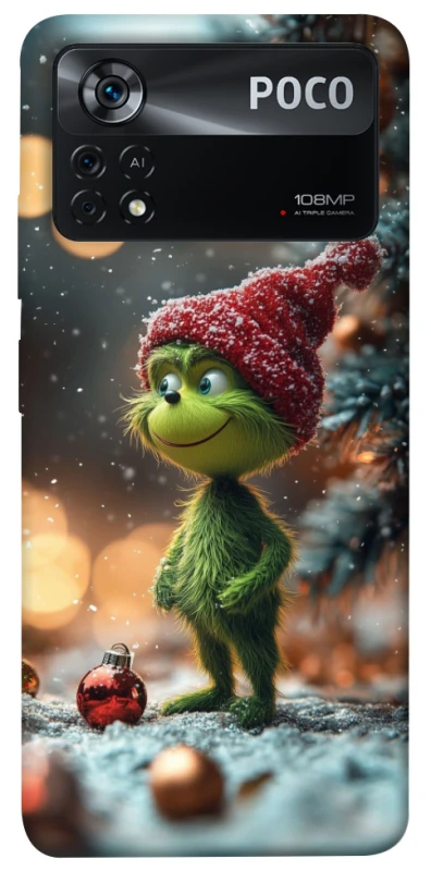 Чохол на Xiaomi Poco X4 Pro 5G Grinch mood ver.6 фото 1 з 1