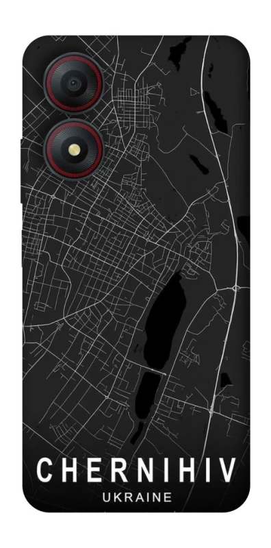 Чохол на ZTE Blade A34 4G Chernihiv map фото 1 з 1