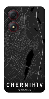 Чохол на ZTE Blade A34 4G Chernihiv map фото 1 з 1