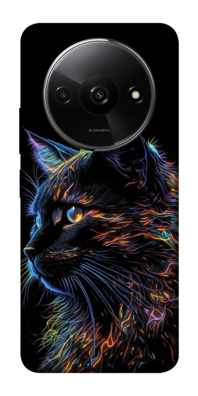 Чехол на Xiaomi Redmi A3 Черный кот фото 1 из 1