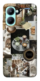 Чехол на Realme C33 Coffee collage ver.4 фото 1 из 1