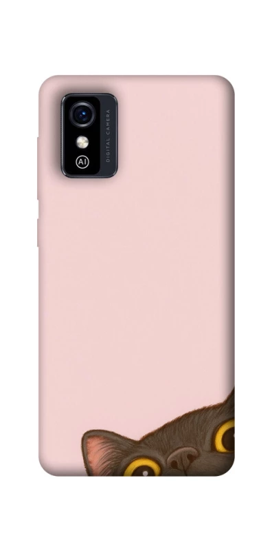 Чехол на ZTE Blade L9 Peeping cat фото 1 Чехол на ZTE Blade L9 Peeping cat фото 1 из 1