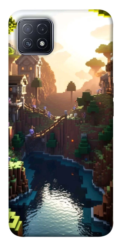 Чехол на Oppo A73 Minecraft sunset фото 1 из 1