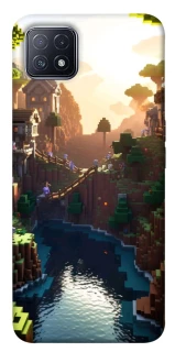 Чехол на Oppo A73 Minecraft sunset фото 1 из 1
