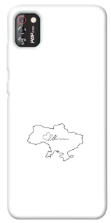 Чохол на TECNO POP 4 Pro Ukraine map фото 1 з 1