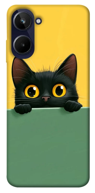 Чохол на Realme 10 4G Black cat v2 фото 1 з 1