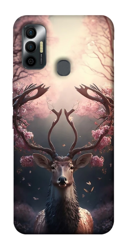 Чохол на TECNO Spark 7 Скандинавський олень v3 фото 1 з 1